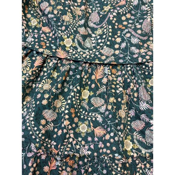 Antonio Melani Bohemian Festival Cotton Floral Feminine Romantic Midi Skirt - Picture 3 of 8